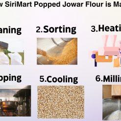 popped sorghum flour