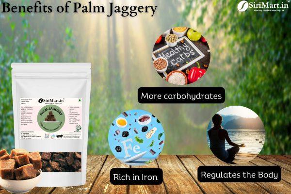 SiriMart Organic Palm Jaggery Powder | 1kg | No Added Sugar | No Preservatives | Good for digestion | Improves IMMUNITY
